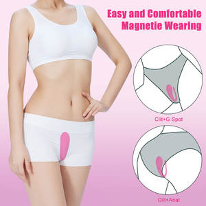 Vente en gros Culotte vibrante stimulante pour le point <span class=keywords><strong>G</strong></span> pour femme avec télécommande Jouet sexuel Vibrateur vaginal à distance - Product Image 5