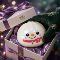Bonhomme de neige festif scintillant, jouet sensoriel anti-stress souple en TPR à remontée lente, unisexe 14+ pour les fêtes
