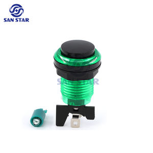 <span class=keywords><strong>Arcade</strong></span> Machine Trans lucent Illuminated Solid Black Konvexer Kolben knopf Zero Delay Joystick <span class=keywords><strong>Arcade</strong></span> DIY Kit Spiel maschinen teil - Product Image 5