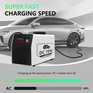 Norme européenne CCS2 32A 7kw DC Station de charge mobile EV avec écran couleur Station de charge pour voiture électrique EV - Product Image 4