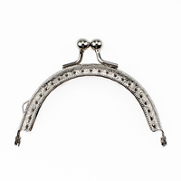 8.5CM Arc Vintage métal baiser fermoir pièce sac sac à main cadre fermoir embrayage fermoir sac pour bricolage artisanat sac à main poignée couture artisanat Stock