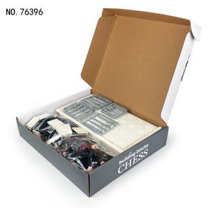 Шахматная доска 9 моделей 76396, международные шахматы, 40 деталей, детский конструктор, фигурки солдат, щит - Product Image 5