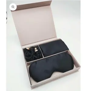 Funda de almohada de satén con cremallera oculta personalizada al mejor <span class=keywords><strong>precio</strong></span>, máscara de ojos y <span class=keywords><strong>Scrunchies</strong></span> al por mayor de alta calidad - Product Image 5