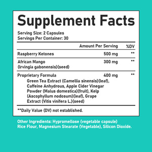 Capsules Coupe-Faim à la Cétones de Framboise en Promotion : Réduit l'Apport Calorique, Stimule le Métabolisme - Product Image 4