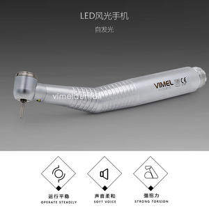 Turbina Dental LED de Alta Velocidad con Mecanismo Abierto Autoiluminado, Pieza de Mano Estándar Autoiluminada - Product Image 5