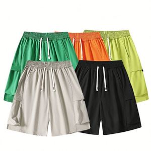 Pantalones Cortos de Verano 2025 para Hombre, Cintura Elástica, Corte Holgado, Estilo Cargo, para Actividades al Aire Libre, Trabajo, Viajes, Playa, Secado Rápido y Transpirables - Product Image 2