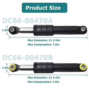 Roulement en acier inoxydable Samsung Shock Absorber DC66-00470A pour lave-linge - Product Image 3