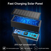 Lampe solaire moderne incurvée noire pour extérieur, à LED, pour allée de jardin, chemin, allée de voiture, cour, pelouse