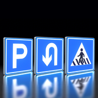 Panneau de signalisation réfléchissant en aluminium de haute qualité Approvisionnement d'usine Prix compétitif Avertissement de sécurité Triangle Panneau de signalisation réfléchissant