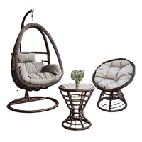 Haute qualité meilleur prix chaise suspendue rotin oeuf balançoire chaise suspendue patio balançoire chaise-pratique abordable Durable