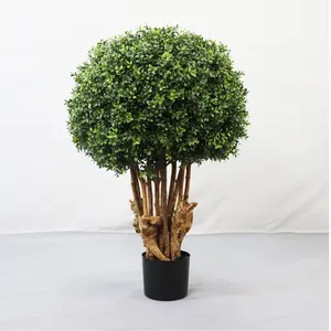 Artificial Plant Cypress Boxwood Topiary Cedar Tree UV Protect Outside Outdoor Indoor Home Garden Decoration