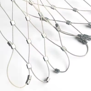 304不锈钢钢丝绳护栏网围栏网格和大门室外专用网，用于楼梯栏杆安全 - Product Image 4