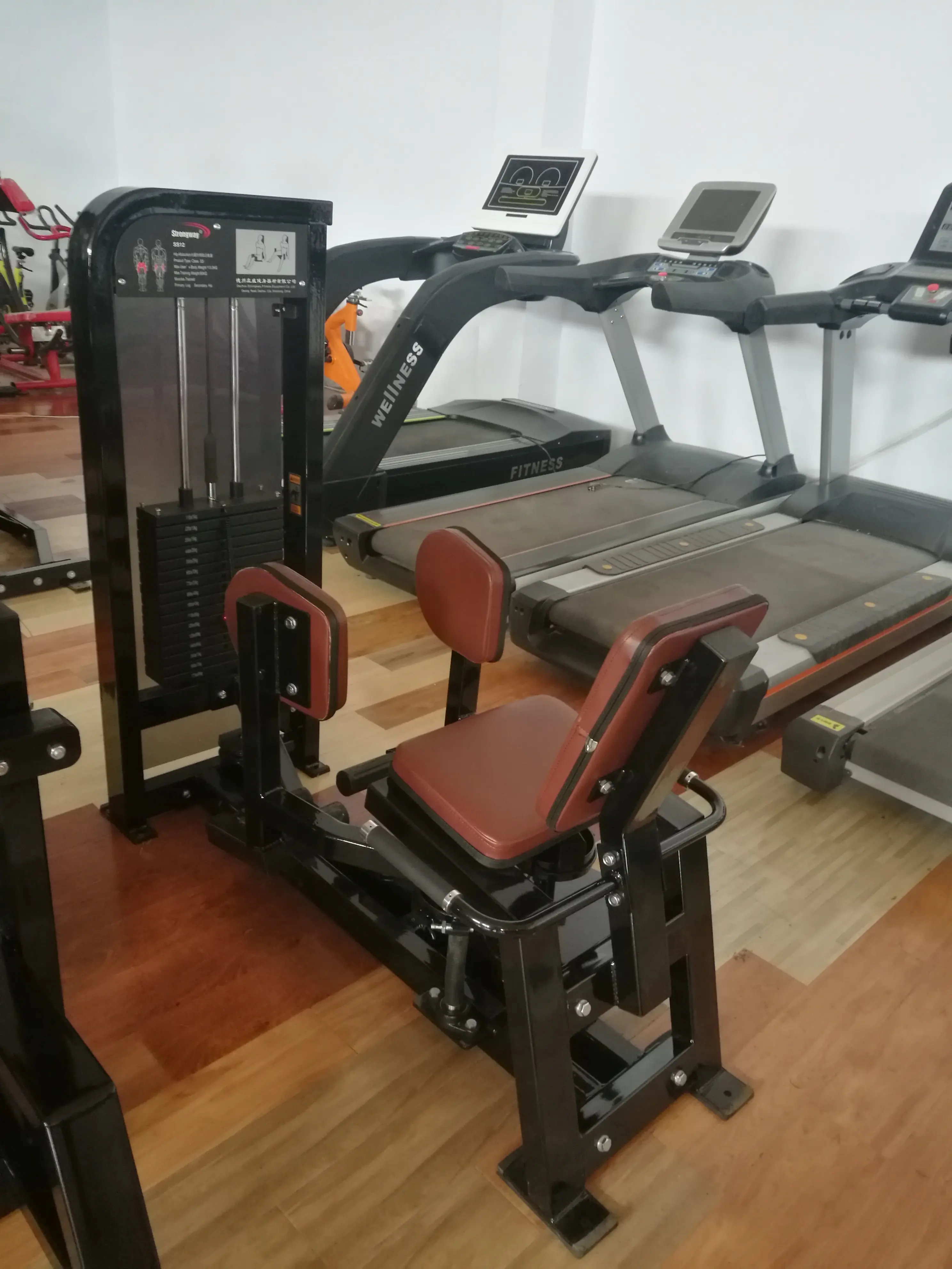 En kaliteli toptan ticari spor Fitness ekipmanı kalça abdüksiyon makinesi