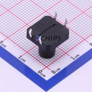 TC-1103-B-P Tactile Switch Through hole Component THT-4P,12x12mm Switch Single Pole Single Throw Round Button 1.6N Through Hole - Product Image 2
