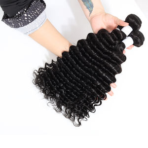 ชุดมัดผมลอนคลื่นลึกแบบอินเดีย,ชุดผมคนเรมี่ - Product Image 3