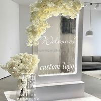 Fontaine cascade LED pour la plantation printanière, toile de fond de mariage, panneau de bienvenue cascade personnalisé, décoration de mariage