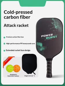 Venta Directa de Fábrica de Raqueta de Pickleball Individual <span class=keywords><strong>Pico</strong></span> con Núcleo de Panal de Fibra de Carbono y PP, 400x195mm, 235g - Product Image 1