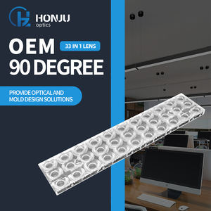 HONJU 90도 평면-볼록 PMMA/PC 실내 LED 선형 조명 렌즈 기존 모듈용 광학 플라스틱 교체품 - Product Image 3
