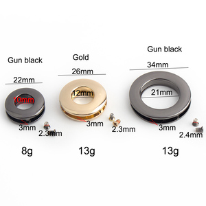 Juego de ojales de Metal con hebilla de ojal, botones de ropa, accesorios de colección de recortes, 10-12-21mm - Product Image 2