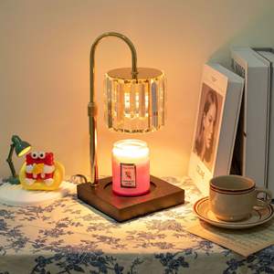 Retro LED Desk Lamp Dimming Aromatherapy Copper Bamboo Candle <strong>Warmer</strong> Multi-color Light Indoor/Outdoor Use Bedroom Bedhead Decor - Product Image 4