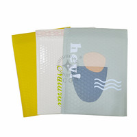 Enveloppes à bulles personnalisées, lot de 50 pièces, fermeture automatique, coussin à bulles, noir mat, enveloppes d'emballage, livraison