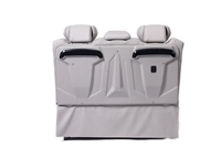 Haobang Siège de voiture de luxe canapé-lit utilisé dans la conversion de voiture avec fonction coulissante et main courante centrale Sièges de couchage pour bus