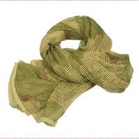 Écharpe tactique en maille pour forces spéciales, écharpe de camouflage pour sports de plein air et chasse, écharpe de camouflage de terrain