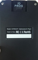 Freequeue GP2016CP Télécommande sans fil CE Bouton d'appel 138-930 MHz Petit téléavertisseur étanche 8 capcodes Recharge facile