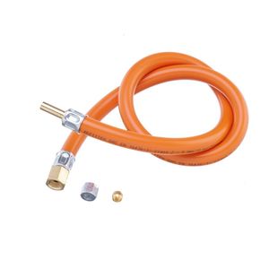 Ensemble de tuyau de gaz HENDI pour la cuisson commerciale, compatible avec les barbecues Xenon Pro et Fiesta - Product Image 1