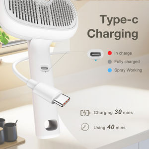 KUDI-Cepillo de limpieza automática para mascotas, peine rociador de agua fría a vapor, para perros y gatos - Product Image 5