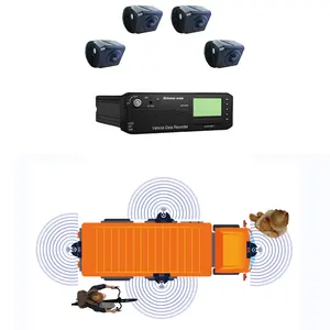 8CH 360 P ADAS DSM BSD isteğe bağlı araç CCTV sistemi 1080 panoramik görünüm gözetim MDVR