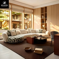 Canapé modulaire moderne en tissu en forme de L, ensemble de canapés d'angle pour salon, canapé de luxe capitonné avec chaise longue en éponge