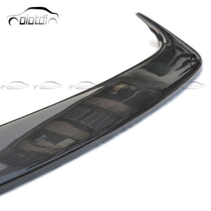 Carbon <b>Boot</b> Lip Rear Wing Trunk Lip Ducktail Spoiler Roof Spoiler for Volkswagen VW Golf 4 MK4 ABT - Product Image 2