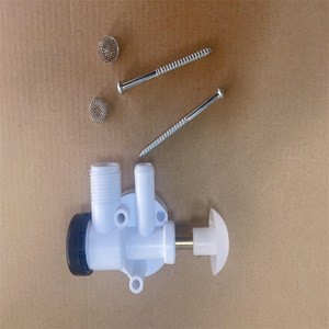 ชุดวาล์วน้ำสำหรับห้องน้ำ 385314349 วัสดุ ABS แบบติดผนัง ดีไซน์เรียบง่ายสำหรับรถบ้าน - Product Image 1