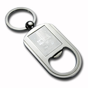 Ouvre-bouteille portable en métal personnalisé, porte-clés, cadeau promotionnel - Product Image 1