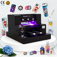 Impresora de Inyección de Tinta UV DTF A3 de Venta Directa de Fábrica, Máquina XP600 para Impresión en Botellas Cilíndricas, Pigmento, Impresora Plana UV A3 Multifuncional