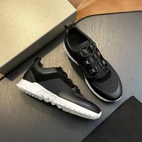 Chaussures de sport en cuir et mesh pour homme, style designer de haute qualité, chaussures de marche décontractées, respirantes et confortables, chaussures d'extérieur pour homme