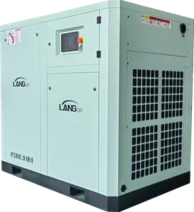 Langair คอมเพรสเซอร์แอร์แบบสกรูสำหรับอุตสาหกรรม55kW 11KW 22Kw 30KW 45KW