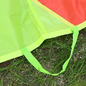 <span class=keywords><strong>Parachute</strong></span> à double couture pour enfants 6 '<span class=keywords><strong>avec</strong></span> 9 poignées Jouet de jeu pour enfants - Product Image 3