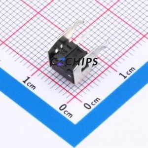 TS-1038-A3B3-D2 Tactile Switch Through hole,6x6mm Switch Single Pole Single Throw Round Button 2.5N Right Angle Insert - Product Image 2