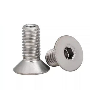 LSM 304 Acier Inoxydable M4 M5 M6 M8 M10 M12 <span class=keywords><strong>Vis</strong></span> à Tête Plate <span class=keywords><strong>Creuse</strong></span> Fraisée <span class=keywords><strong>Hexagonale</strong></span> Lampe Thading pour Divers Metric - Product Image 5