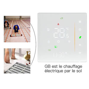 Умный Wi-Fi термостат, совместимый с приложением Smart Life, для электрических, водяных и газовых котлов, для теплого пола, бытовая электроника - Product Image 5