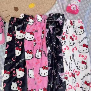 Vendita calda personalizzata Anime Kt Cat <span class=keywords><strong>pigiama</strong></span> Pants cartone animato <span class=keywords><strong>donna</strong></span> pigiami Casual casa pigiami - Product Image 3