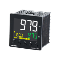 Controlador de Temperatura Digital LCD AiFUZZY979 de Alta Precisión (0.1%) con Programación de Tiempo de 80 Segmentos, PID, Rampa, Soporte y Termostato RS485 Modbus