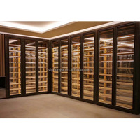 Réfrigérateur à vin en métal, armoire à vin personnalisée pour hôtel, maison, vitrine à verres à vin, refroidisseur de bouteilles de vin pour bars et restaurants