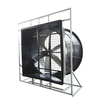 Ventilador para Gallineros de Alto Flujo de Aire, Ventilador de Ventilación para Granjas con 6 Aspas de Aleación y Motor BLDC para Producción de Pollo de Carne