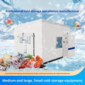 Thiết bị lưu trữ phòng lạnh thương mại di động nhỏ 10/20 mét vuông với tủ đông container lớn giữ tươi hoàn chỉnh - Product Image 2