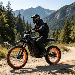 <span class=keywords><strong>Moto</strong></span> électrique tout-terrain pour adultes à batterie lithium 72V, vitesse maximale 80 km/h, pour la course sur piste et la conduite en forêt - Product Image 5