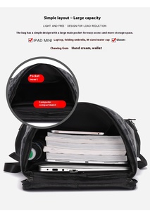 Zaino Personalizzato Fashion in PU Impermeabile Zaino Casual Sportivo Borsa da Viaggio per Studenti Zaino Porta PC da <span class=keywords><strong>Uomo</strong></span> Grande Capacità - Product Image 3