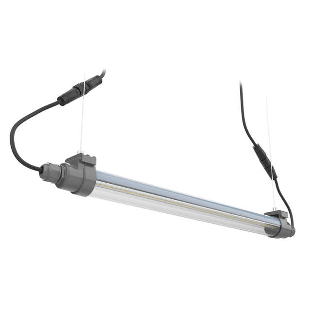 Hontech T8 LED Light Full Spectrum 20W Poultry Lighting Cold White Emitting LED Tube for Chicken Farm IP67 Rated PC Body